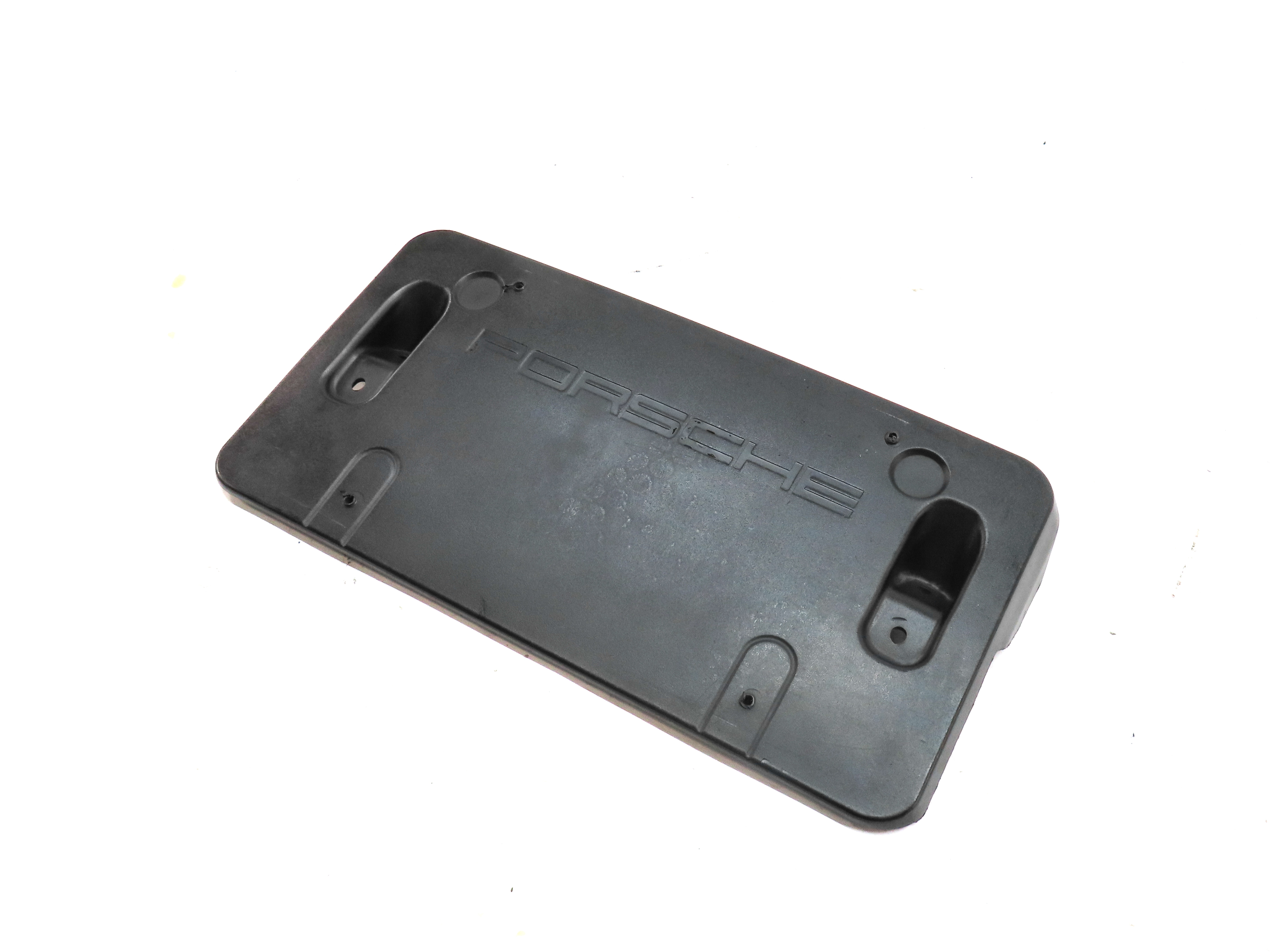 2016 PORSCHE MACAN (95B) FRONT LICENSE PLATE BASE MOUNT RETAINER BRACKET — exact item pictured
